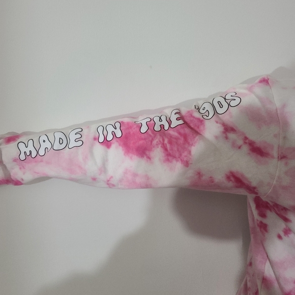 Pink Tie Dye Hooded Rugrats Sweatshirt - Picture 3 of 5